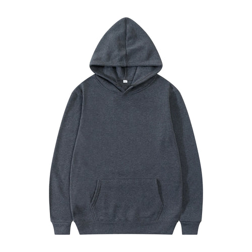 Men Fashion Hooded Sweatshirt Pullover Hoodie Unisex Black White