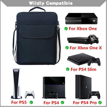 Portable PS5 Travel Carrying Case Storage Bag Handbag Shoulder Bag