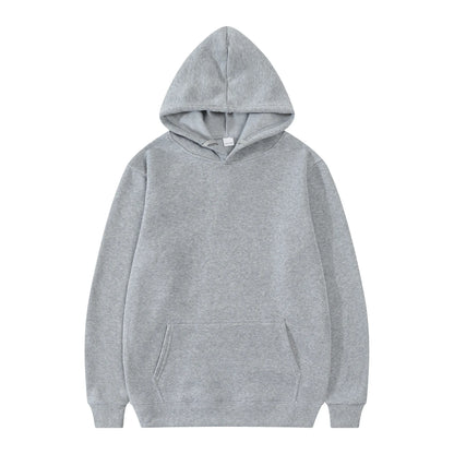 Men Fashion Hooded Sweatshirt Pullover Hoodie Unisex Black White