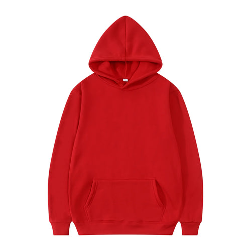Men Fashion Hooded Sweatshirt Pullover Hoodie Unisex Black White