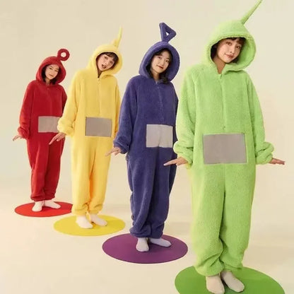 Adults Onesies Soft Long Sleeves Pajamas Dipsy Tinky Winky Po Lala