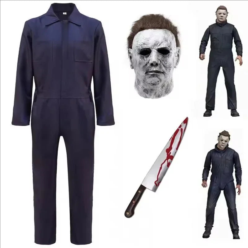 Halloween Cosplay Doodt Myers Cosplay Kostuum Bloederige Kleding