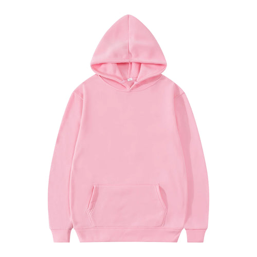 Men Fashion Hooded Sweatshirt Pullover Hoodie Unisex Black White