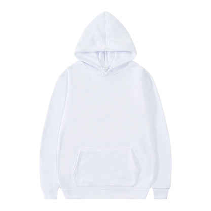 Men Fashion Hooded Sweatshirt Pullover Hoodie Unisex Black White