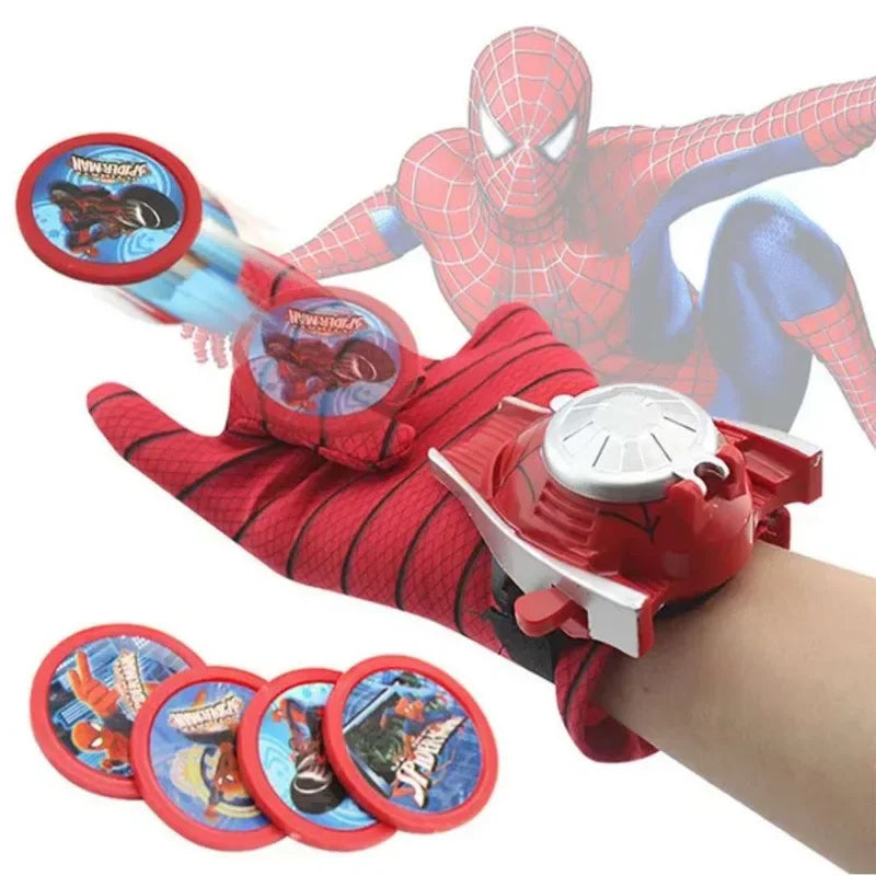 Childrens Anime Launcher Glove Toy Spider Man Hulk Iron Man Glove Cosplay Costume