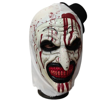 High Quality Terrifier Latex Scary Cosplay Mask Realistic Unisex Halloween Clown