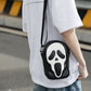 Halloween Funny Ghost Skull Crossbody Shoulder Bag