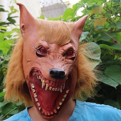 Halloween Half Human Monster  Latex Mask