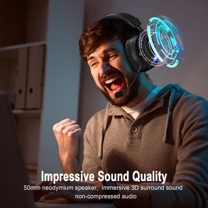 Cross-Border Over-Ear Bluetooth Wireless Microphone Gaming  Headphones
