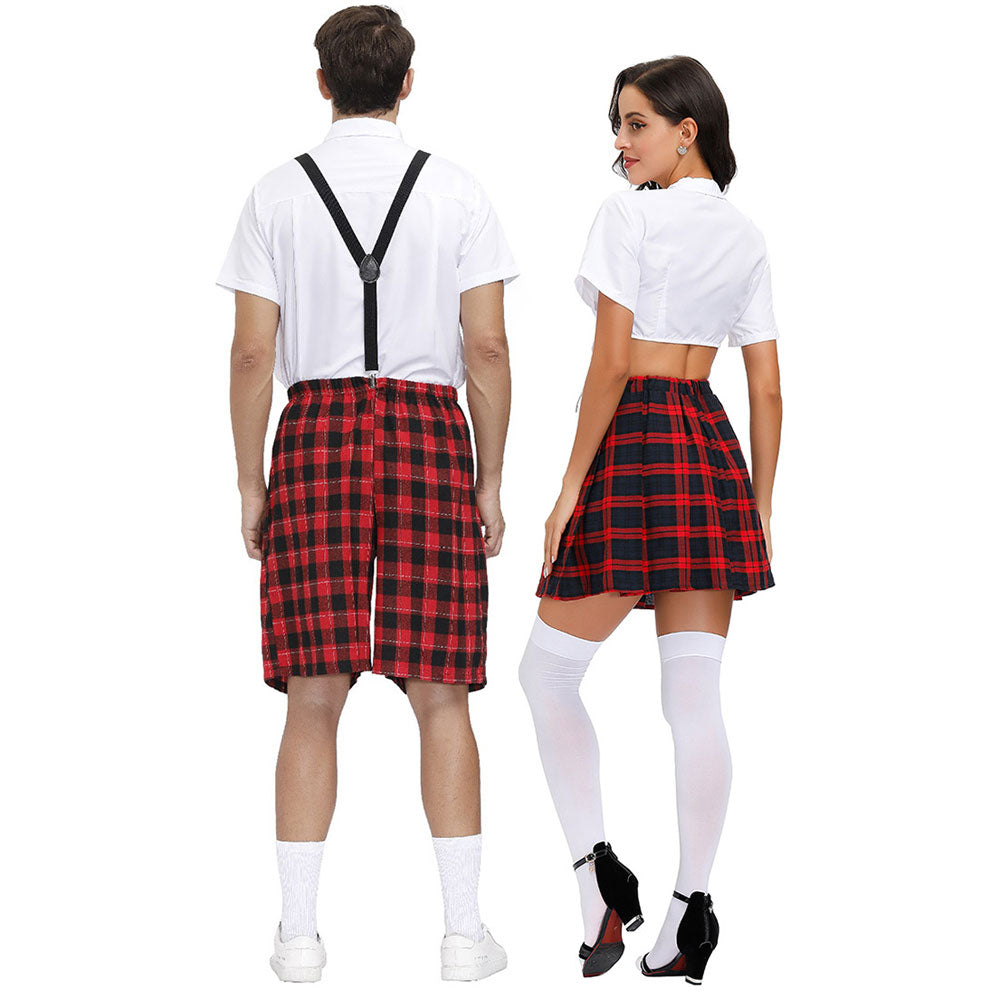 Halloween School Girl Costume Student Uniform Temptation Cosplay for Nightclub