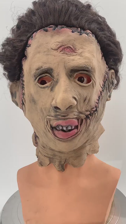 Texas Chainsaw Massacre Leatherface Mask Halloween Horror Fancy Dress Party Cosplay Latex Masks