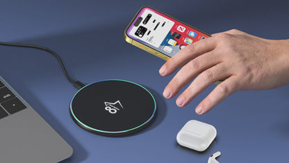 Arkade 87 W8 Wireless Charging Pad with 3.3ft Type-C USB Charging Cable