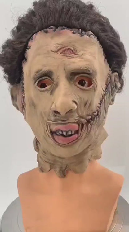 Texas Chainsaw Massacre Leatherface Mask Halloween Horror Fancy Dress Party Cosplay Latex Masks