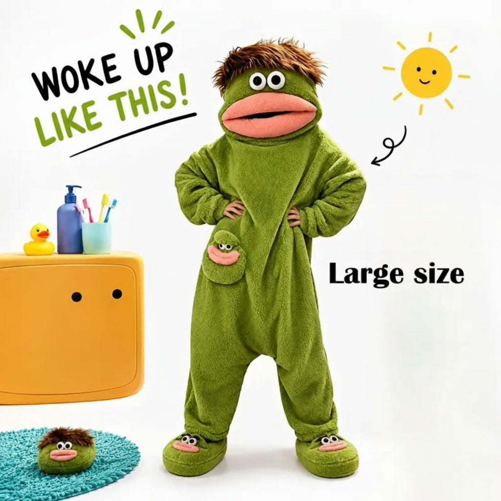 Big Mouth Monster Design, Perfect for  Halloween+ Winter Lounging with a Quirky And Humorous Touch