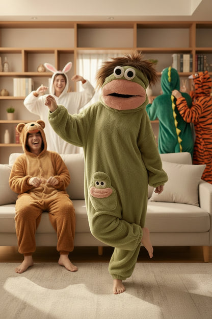 Big Mouth Monster Design, Perfect for  Halloween+ Winter Lounging with a Quirky And Humorous Touch