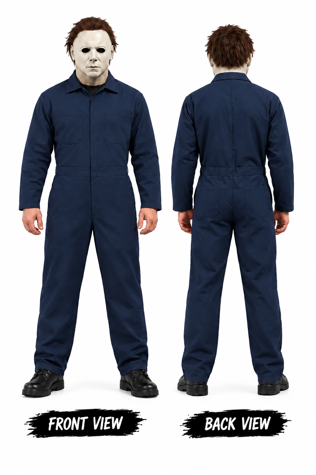 Micheal myers Terror Long Sleeve Jumpsuit Mask Set