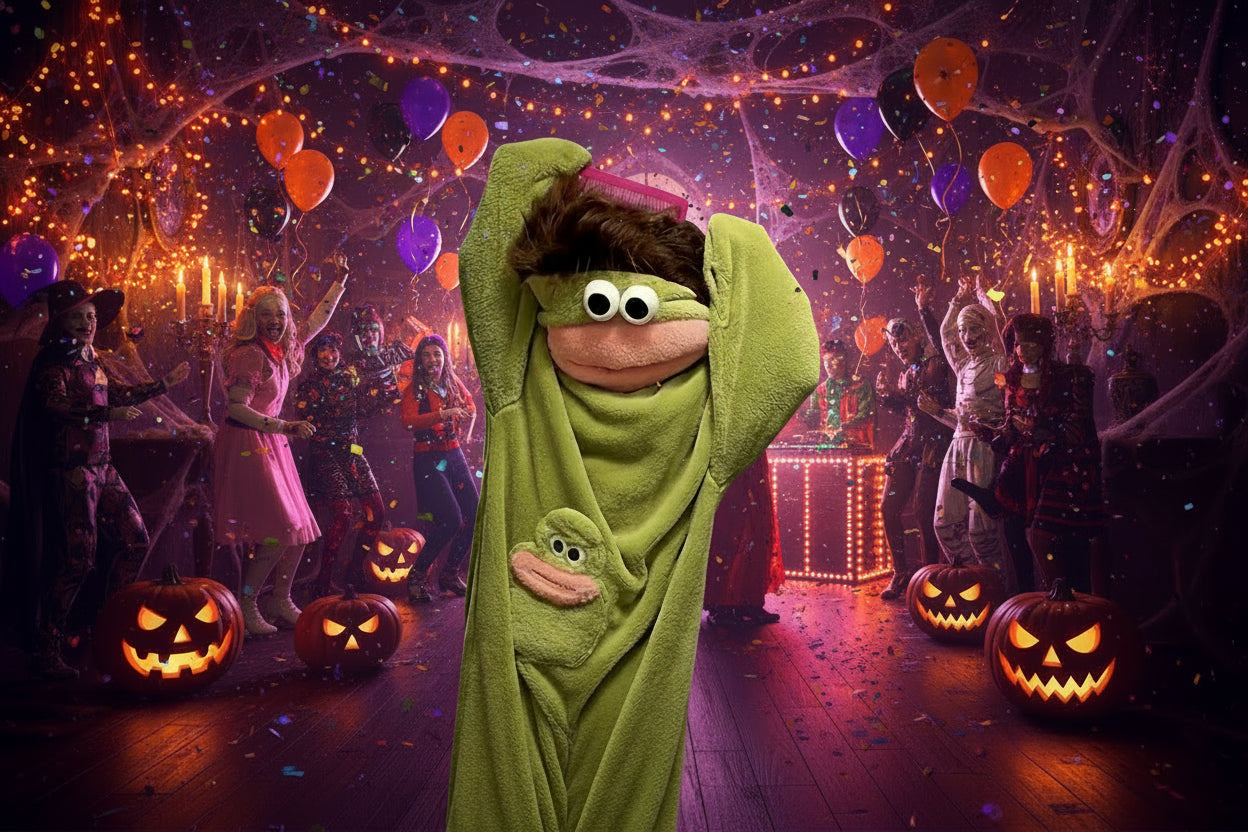 Big Mouth Monster Design, Perfect for  Halloween+ Winter Lounging with a Quirky And Humorous Touch