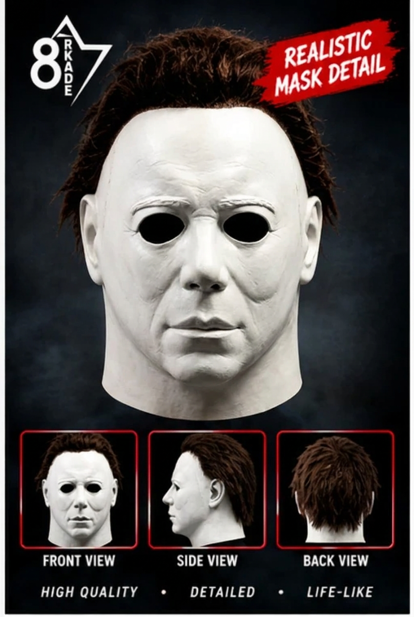 Micheal myers Terror Long Sleeve Jumpsuit Mask Set
