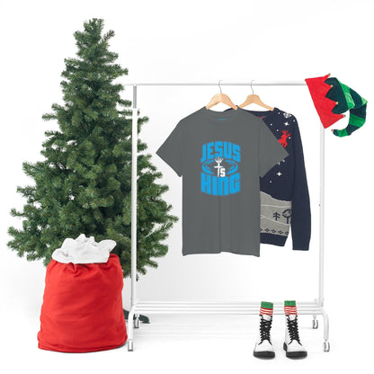 JESUS IS KING Unisex Heavy Cotton Tee