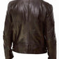 Men Motorcycle Slim Fit Oversize Leather Jacket