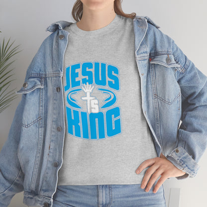 JESUS IS KING Unisex Heavy Cotton Tee