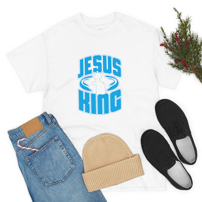 JESUS IS KING Unisex Heavy Cotton Tee