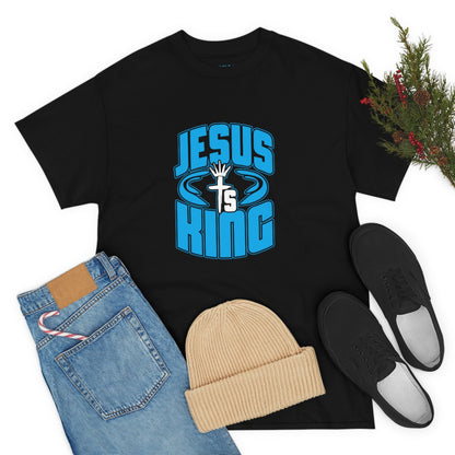 JESUS IS KING Unisex Heavy Cotton Tee