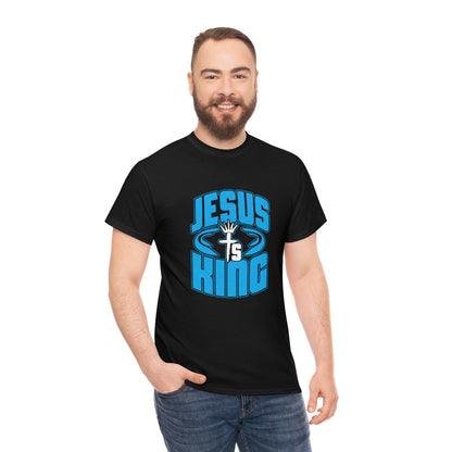 JESUS IS KING Unisex Heavy Cotton Tee