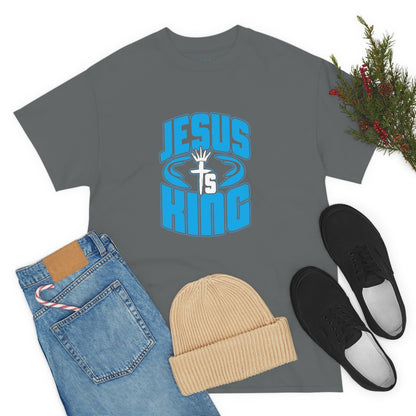 JESUS IS KING Unisex Heavy Cotton Tee