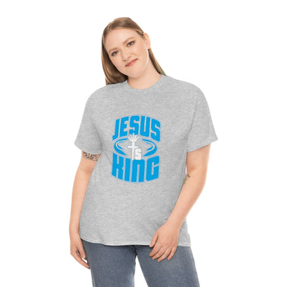 JESUS IS KING Unisex Heavy Cotton Tee