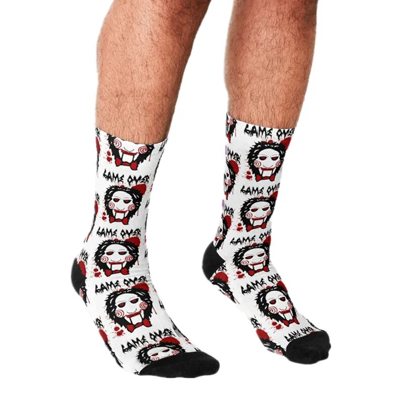 Halloween Funny Novelty Skateboard Socks