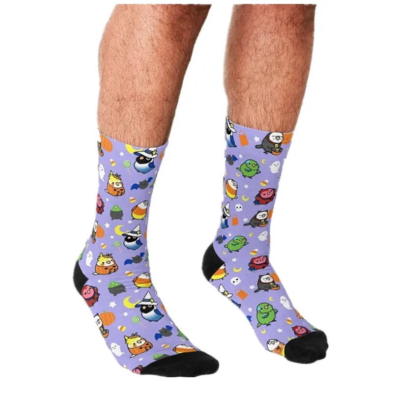 Halloween Funny Novelty Skateboard Socks