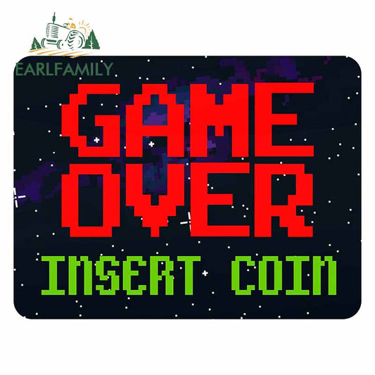 Retro Arcade Game Car Sticker Motorcycle Car Window Trunk Decal Laptop Wall Stickers