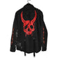Gothic Demon Hunter Skull Black Denim Jacket