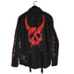Gothic Demon Hunter Skull Black Denim Jacket