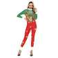 XMAS 3D Print Women Jumpsuit Carnival Fancy Party Cosplay Costume