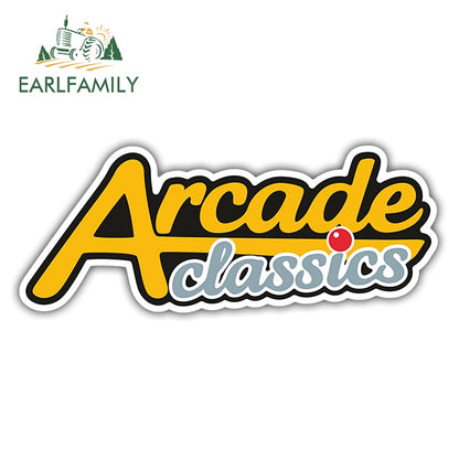 Retro Arcade Game Car Sticker Motorcycle Car Window Trunk Decal Laptop Wall Stickers