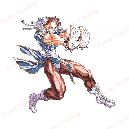 Street Fighter Decal Waterproof Surfboard Window Motorcycle Camper Bumper Truck Laptop Stickers