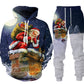 3D Christmas Santa Claus  Winter Tracksuit Outfit