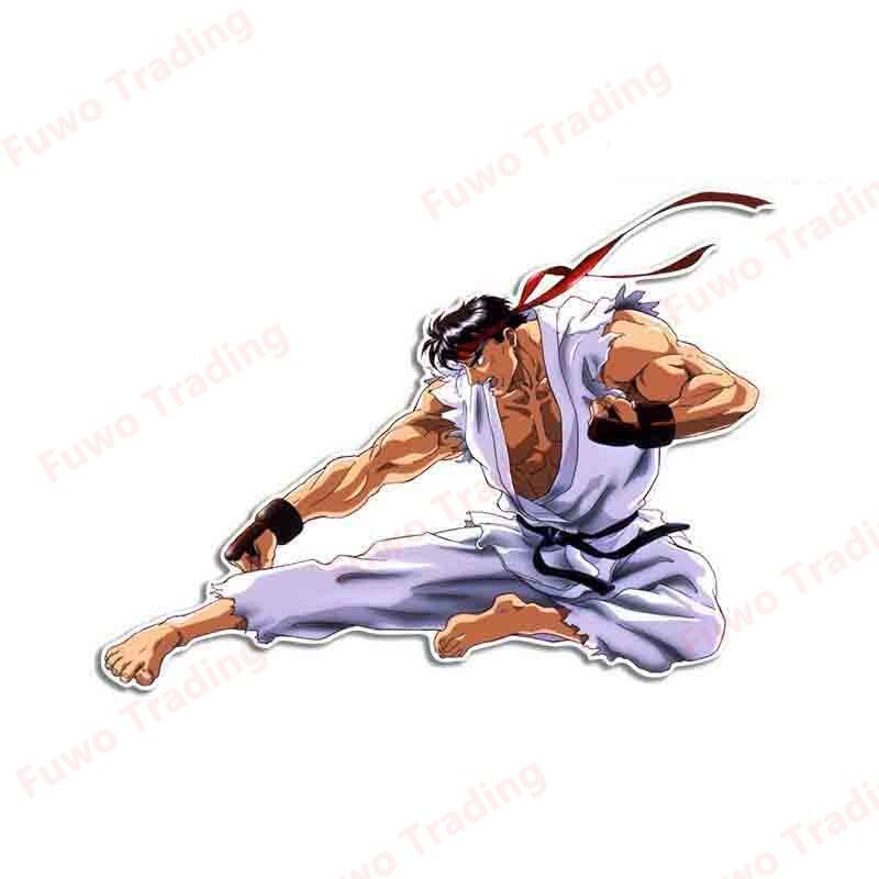 Street Fighter Decal Waterproof Surfboard Window Motorcycle Camper Bumper Truck Laptop Stickers