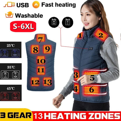 Men Electric Heating Bodywarmer Vest Jacket