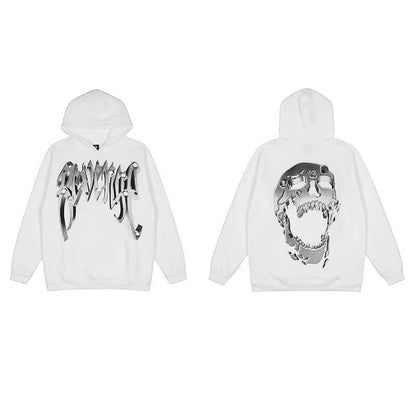 Fashion Skull Casual Winter Oversized  Hoodie