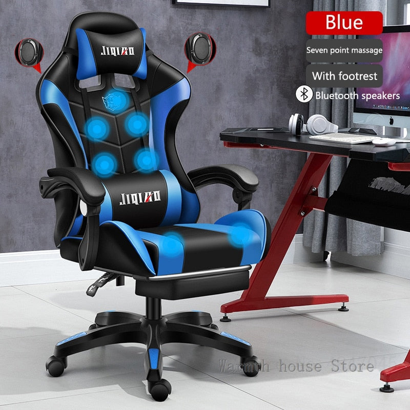 Gaming computer chair with Comfortable speaker recliner