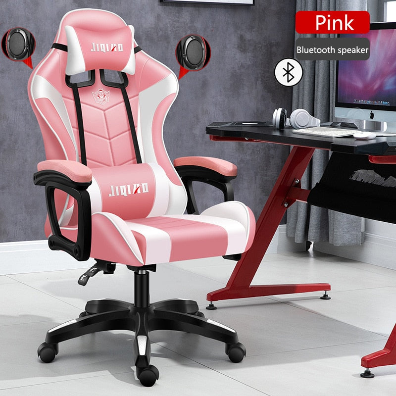 Gaming computer chair with Comfortable speaker recliner