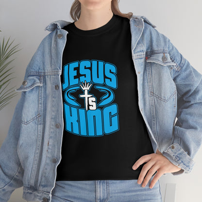 JESUS IS KING Unisex Heavy Cotton Tee