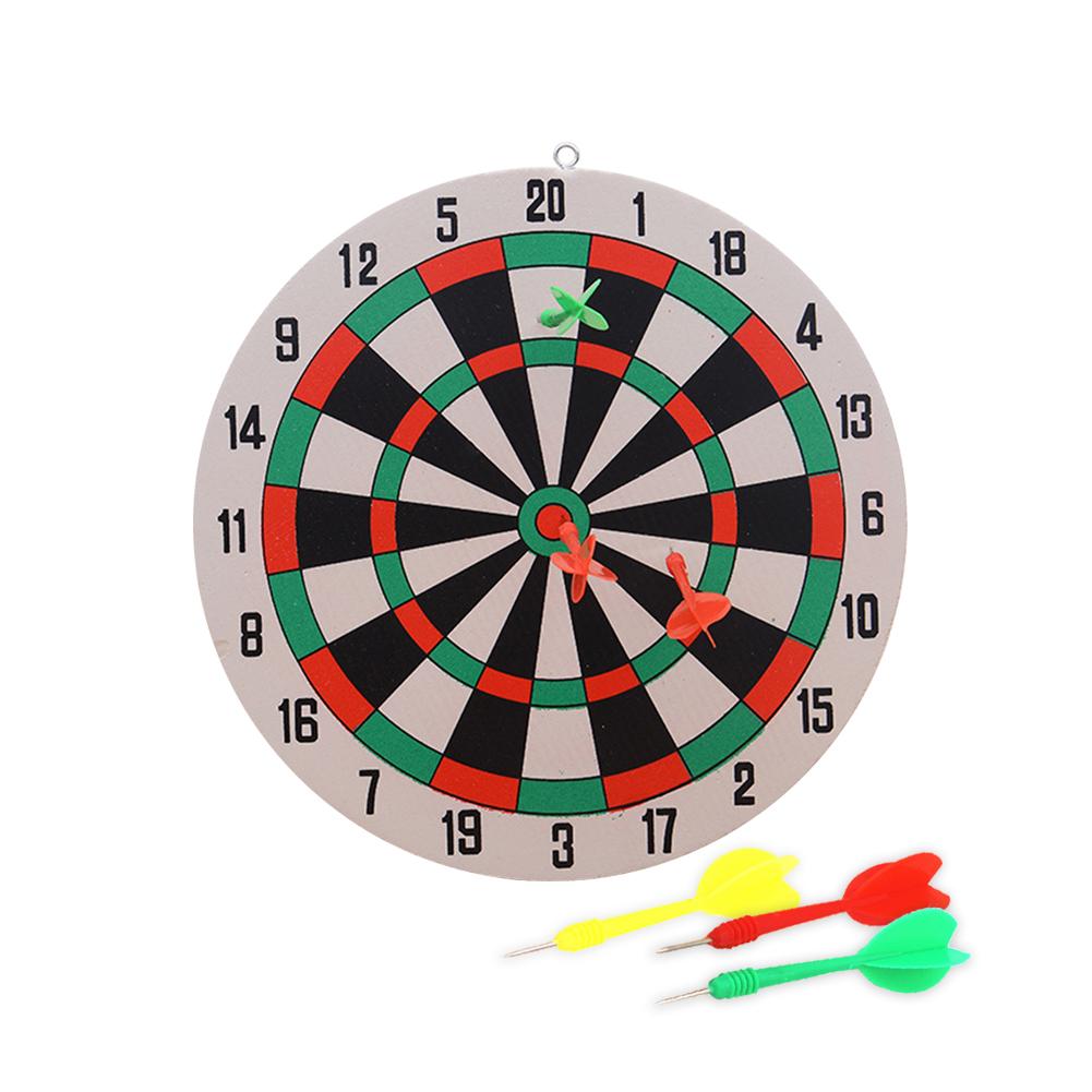 Dart Board Game Set Household Wall Hanging Dual Sides Available Thickened Outdoor Indoor Throwing Game