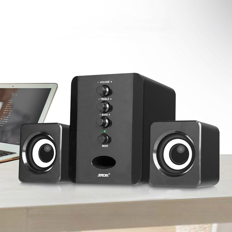 Full Range 3D Stereo Bluetooth Speakers Subwoofer Portable Speakers Small PC Speaker Combination Speakers for PC Smart Phones