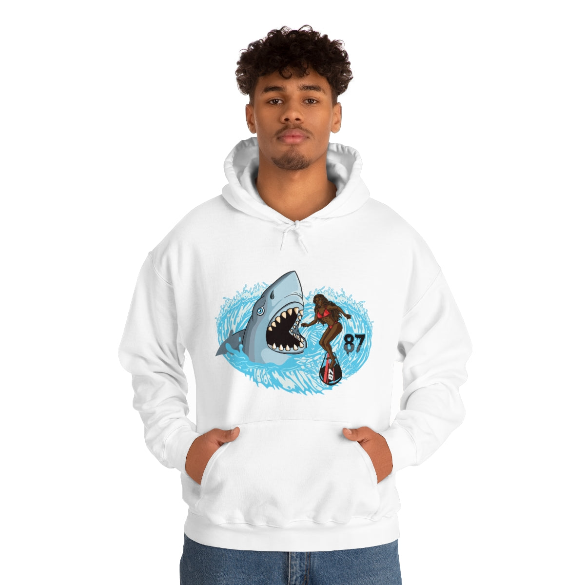 87 SURF ESCAPE UNISEX  Hooded Sweatshirt