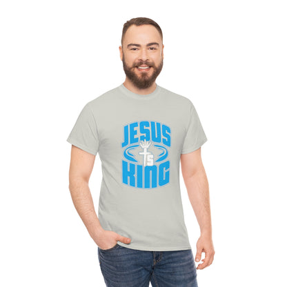 JESUS IS KING Unisex Heavy Cotton Tee