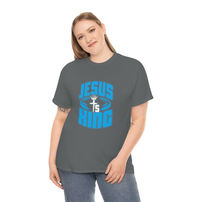 JESUS IS KING Unisex Heavy Cotton Tee
